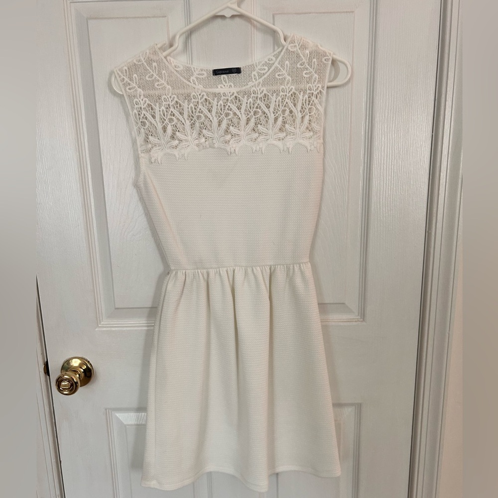 Soprano xs white cocktail dress